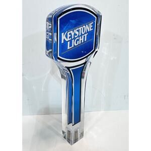 Keystone Light Beer Tap Handle-Acrylic-Draft-Knob-Bar Pub-Breweriana Edition